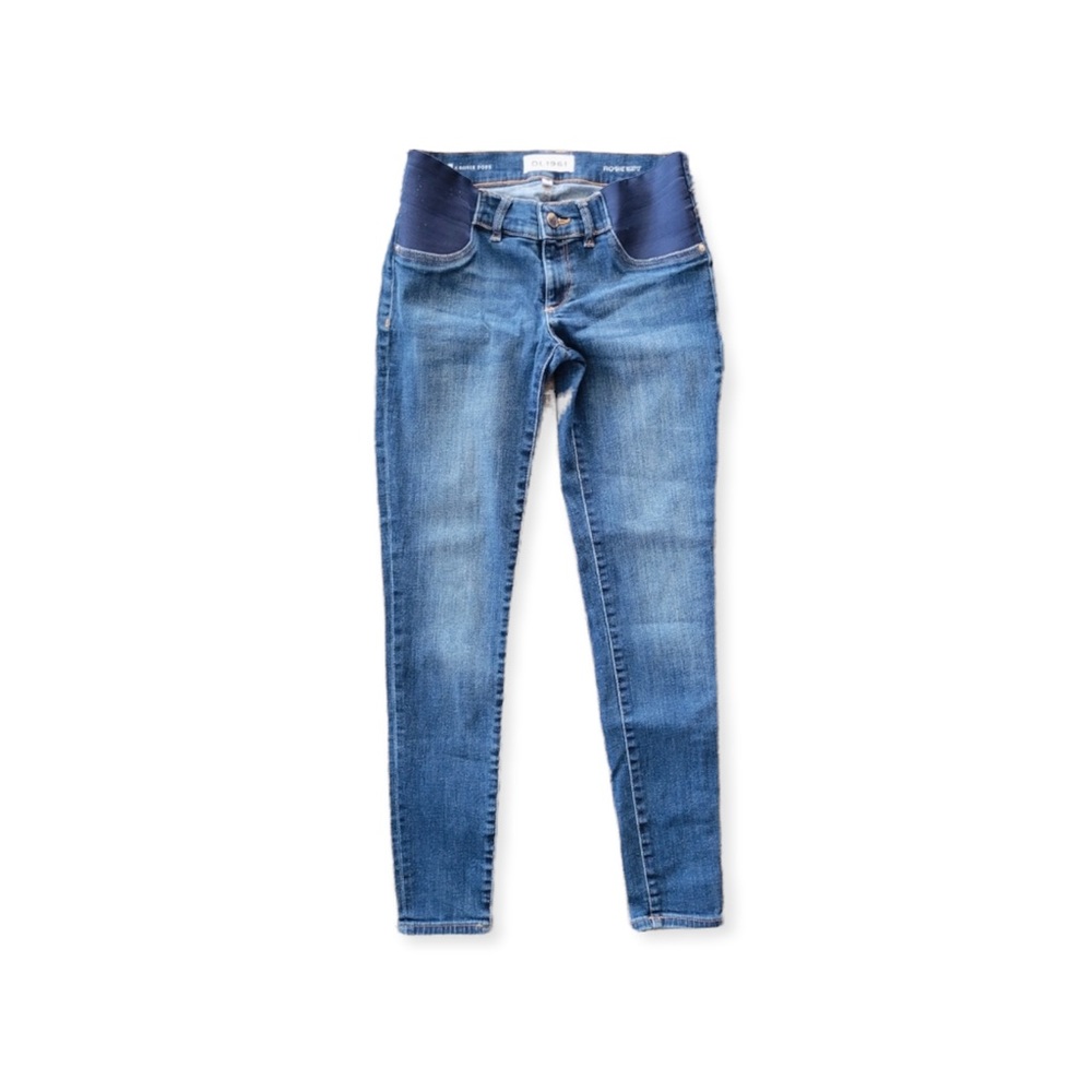 DL1961 denim Jeans Rosie Pope Maternity Skinny Sz 26